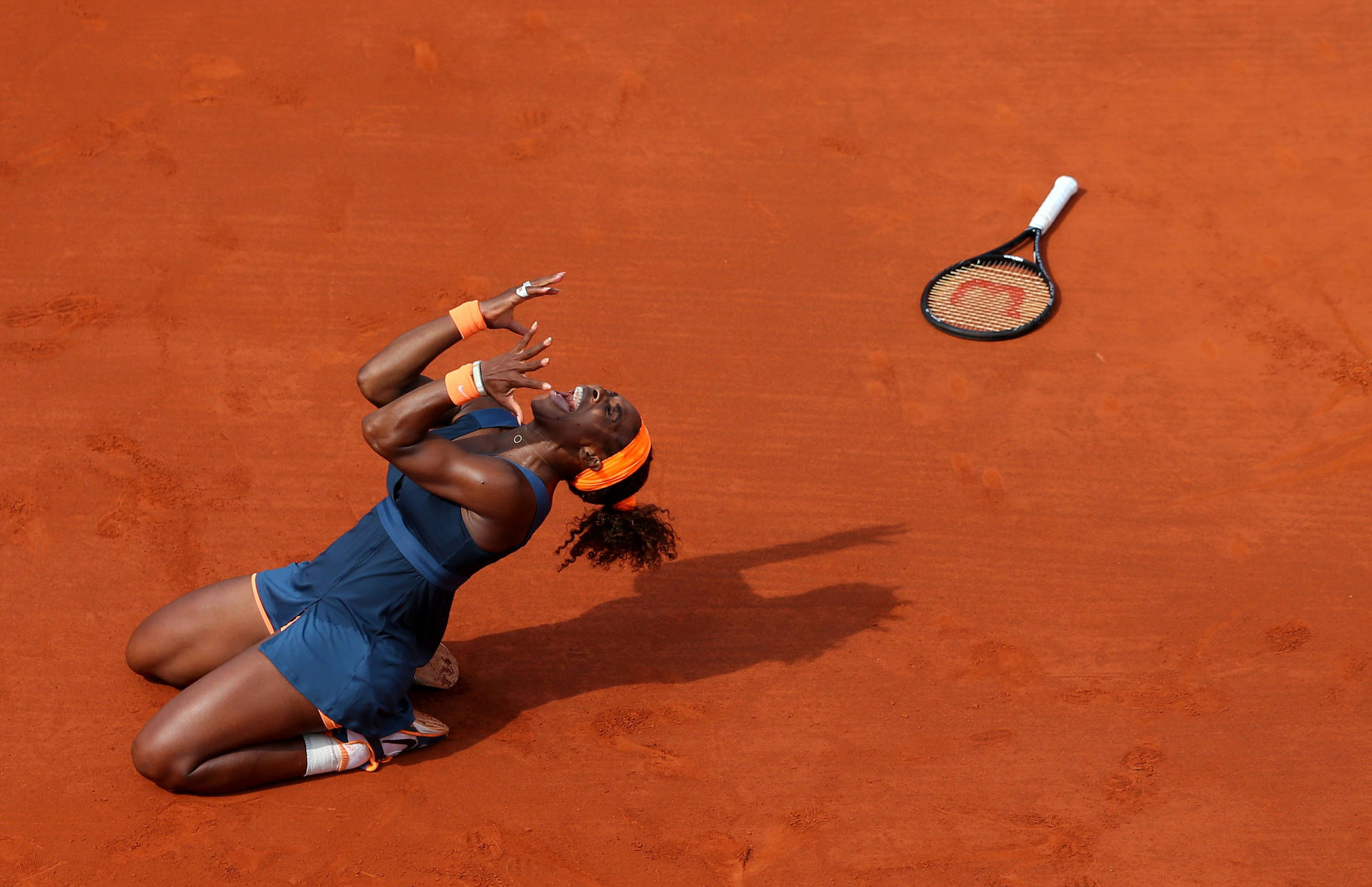 Serena Williams French Open Winning Moment