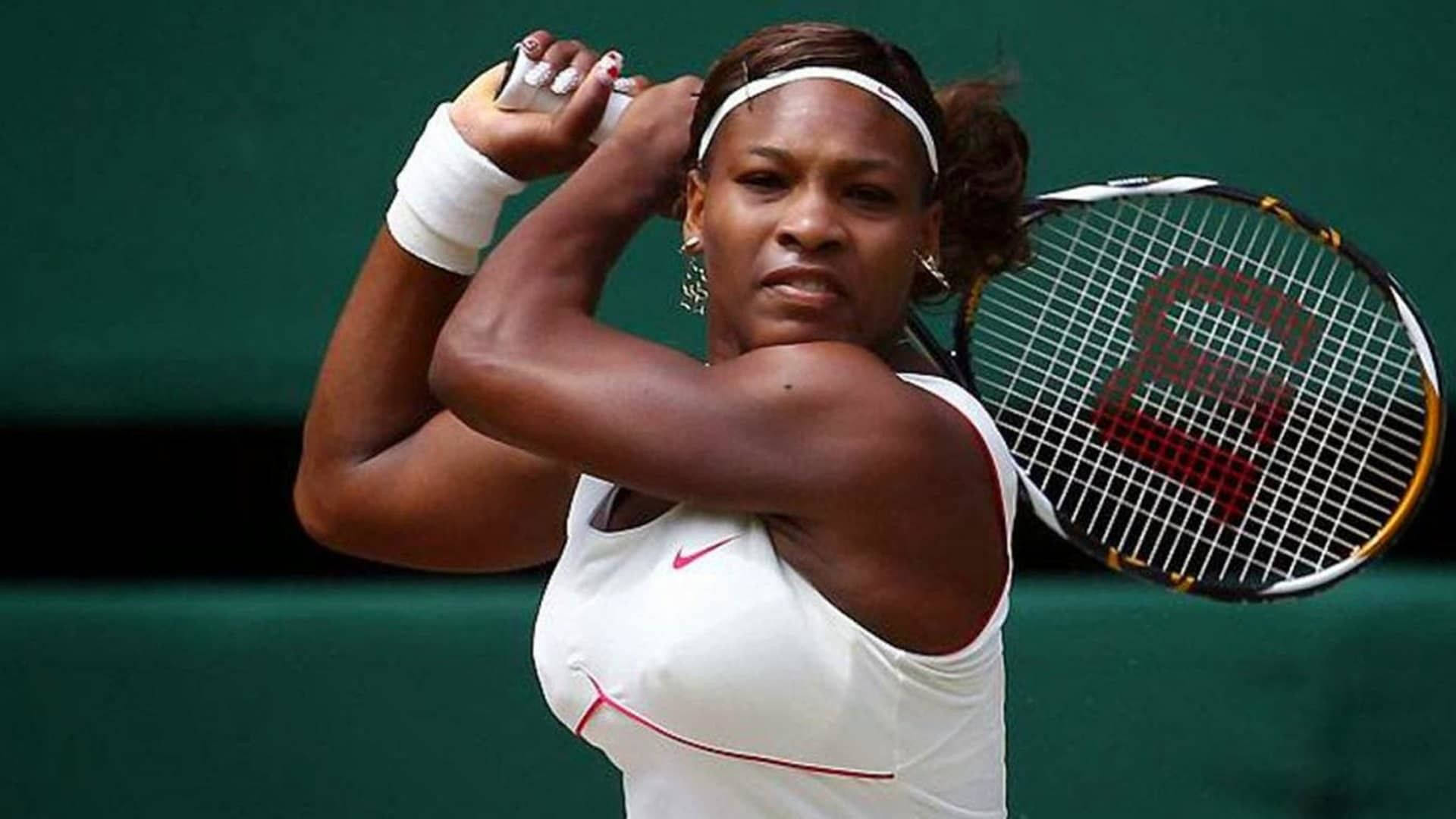Serena Williams Receive Background