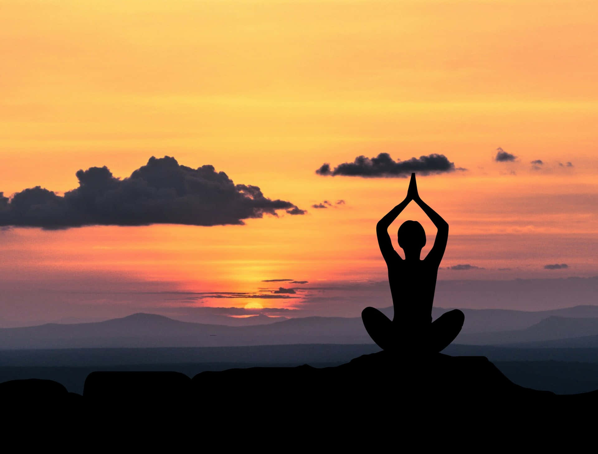 Serene And Tranquil Spiritual Meditation Background