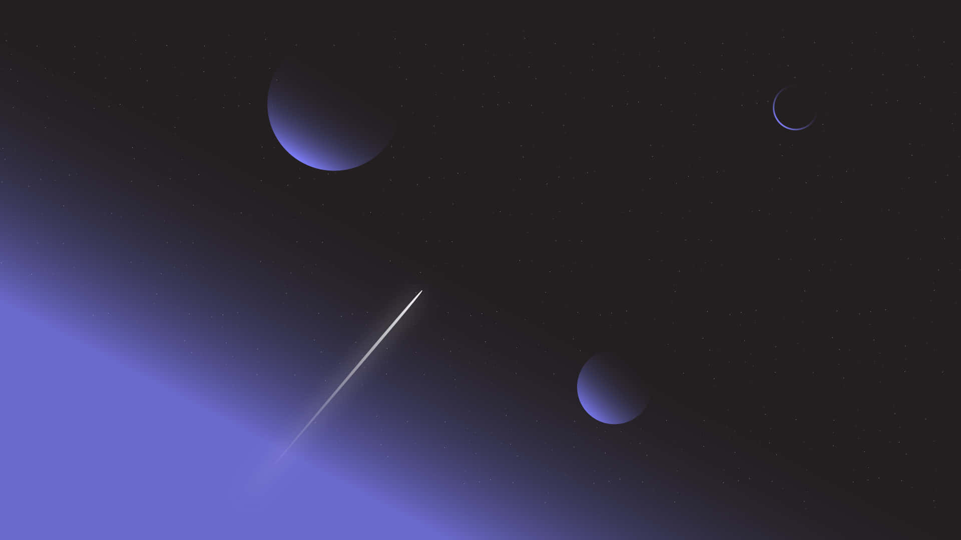 Serene Minimalist Space Background