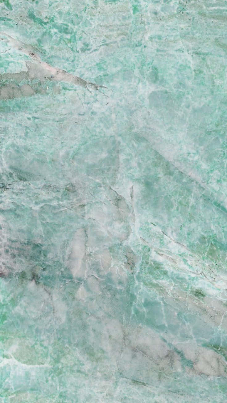 Serene Mint Green Marble Encapsulates Your Space Background
