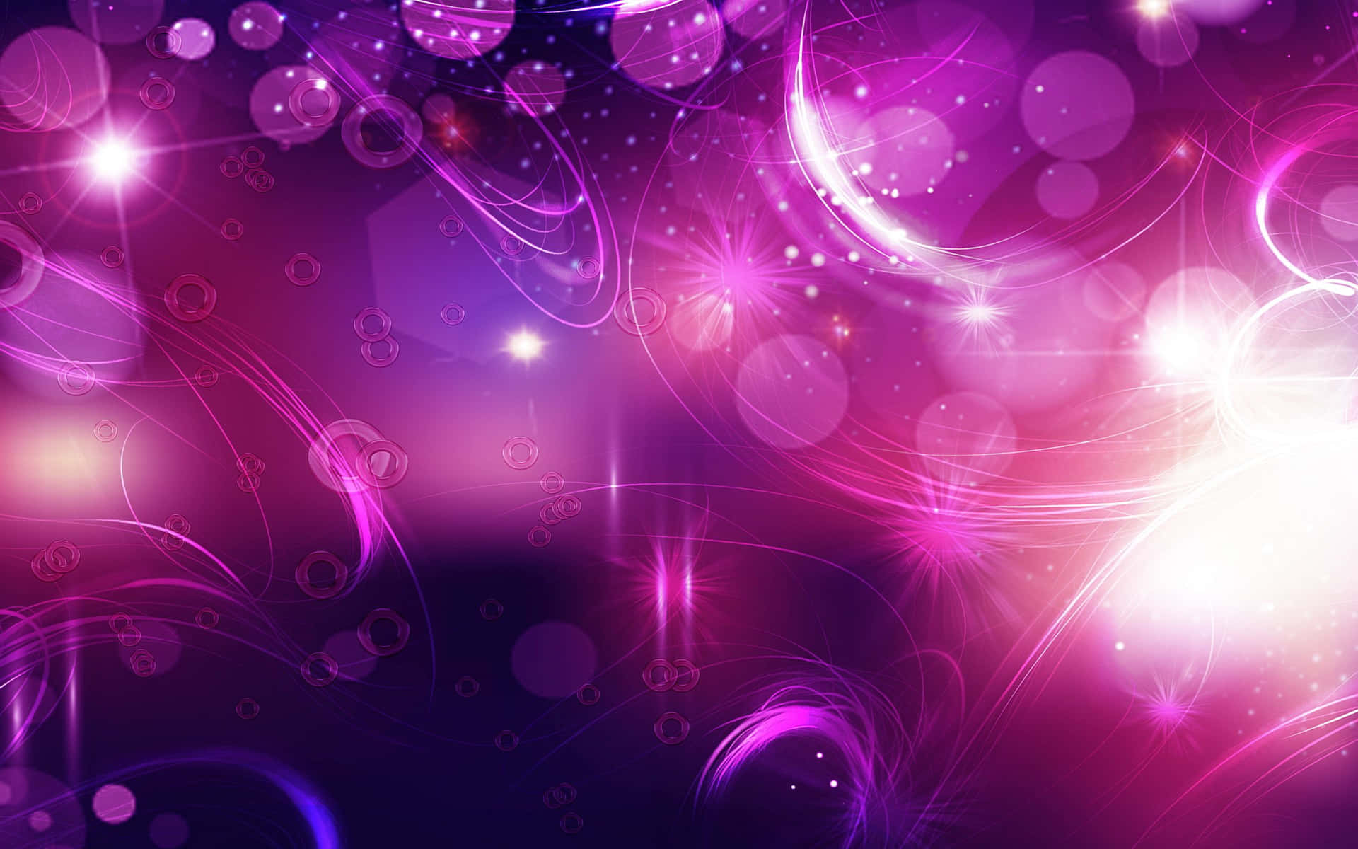 Serene Purple Landscape On A Desktop Background Background