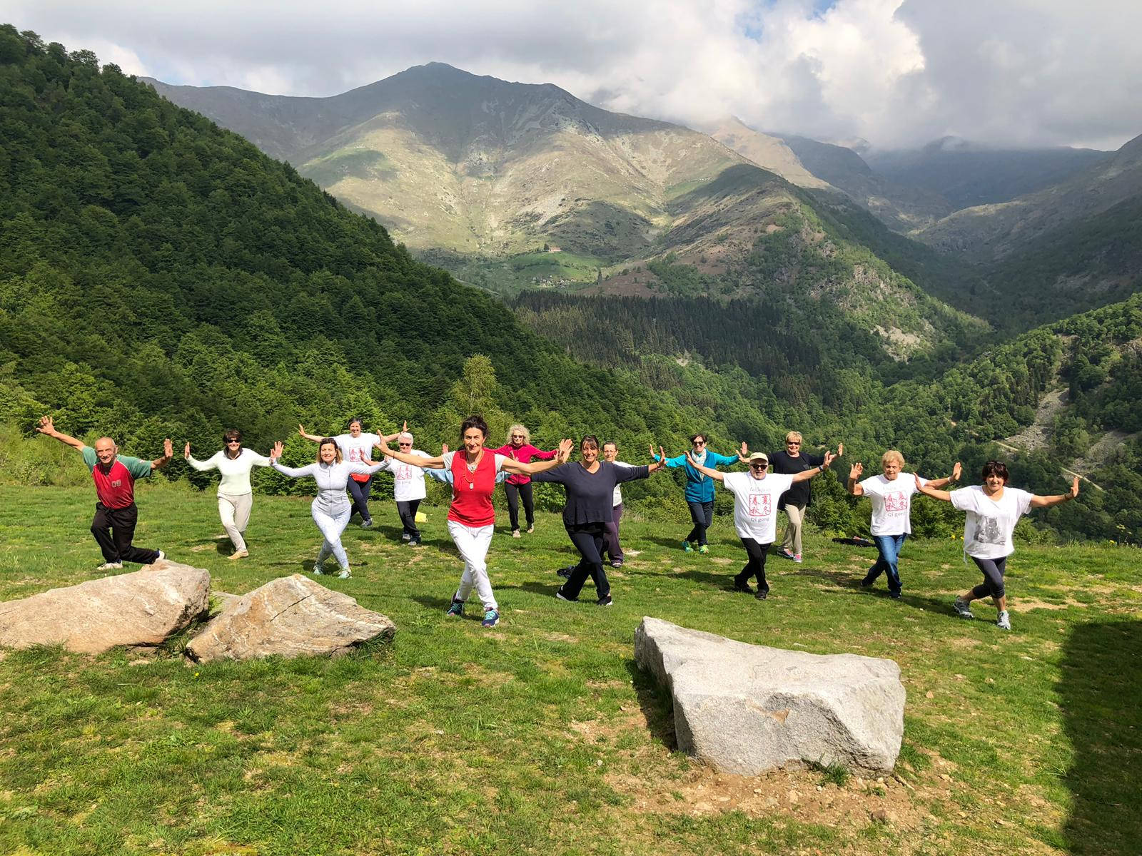 Serene Qi Gong Practice Background