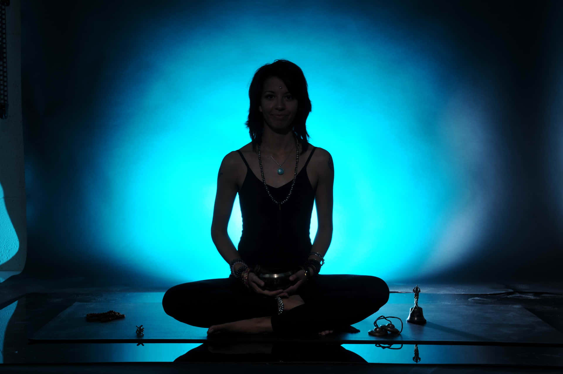 Serene Spiritual Meditation Experience Background