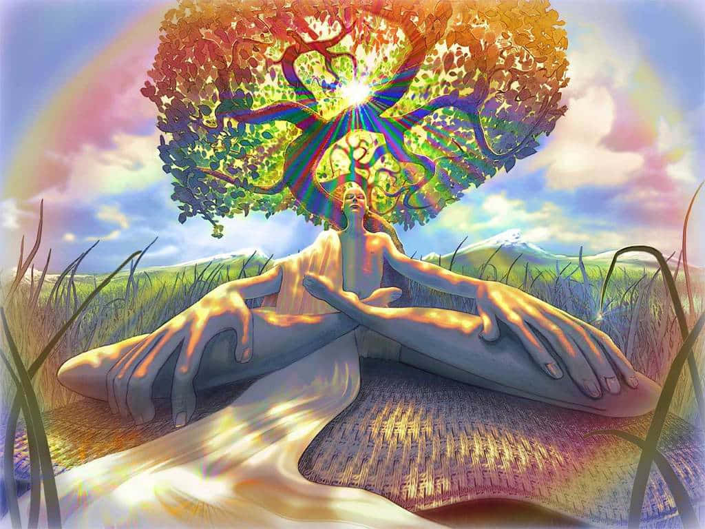 Serene Spiritual Meditation Background