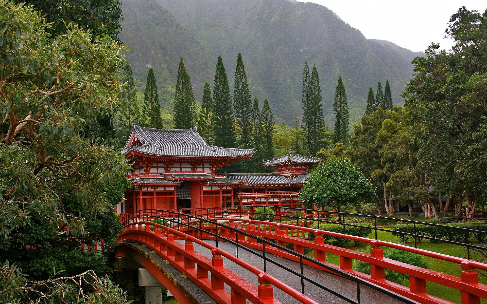 Serene Temple In Japan.