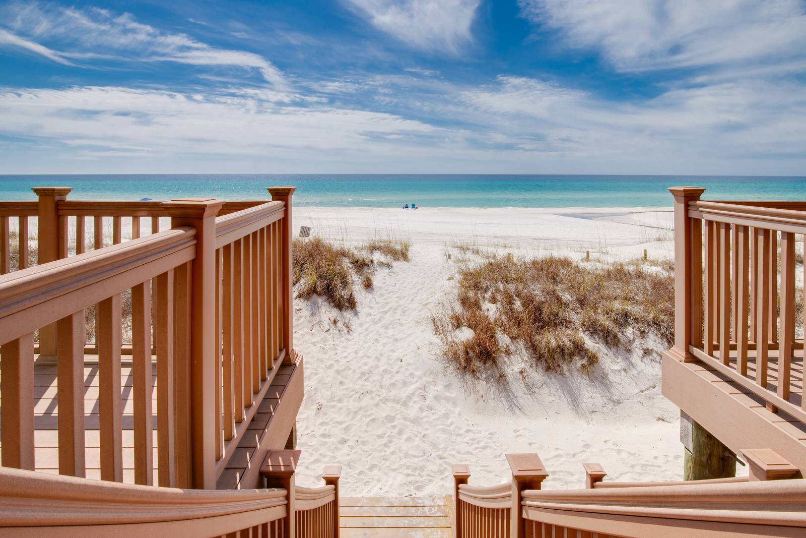 Serene Vacation Home On The Shores Of A Florida Beach Background