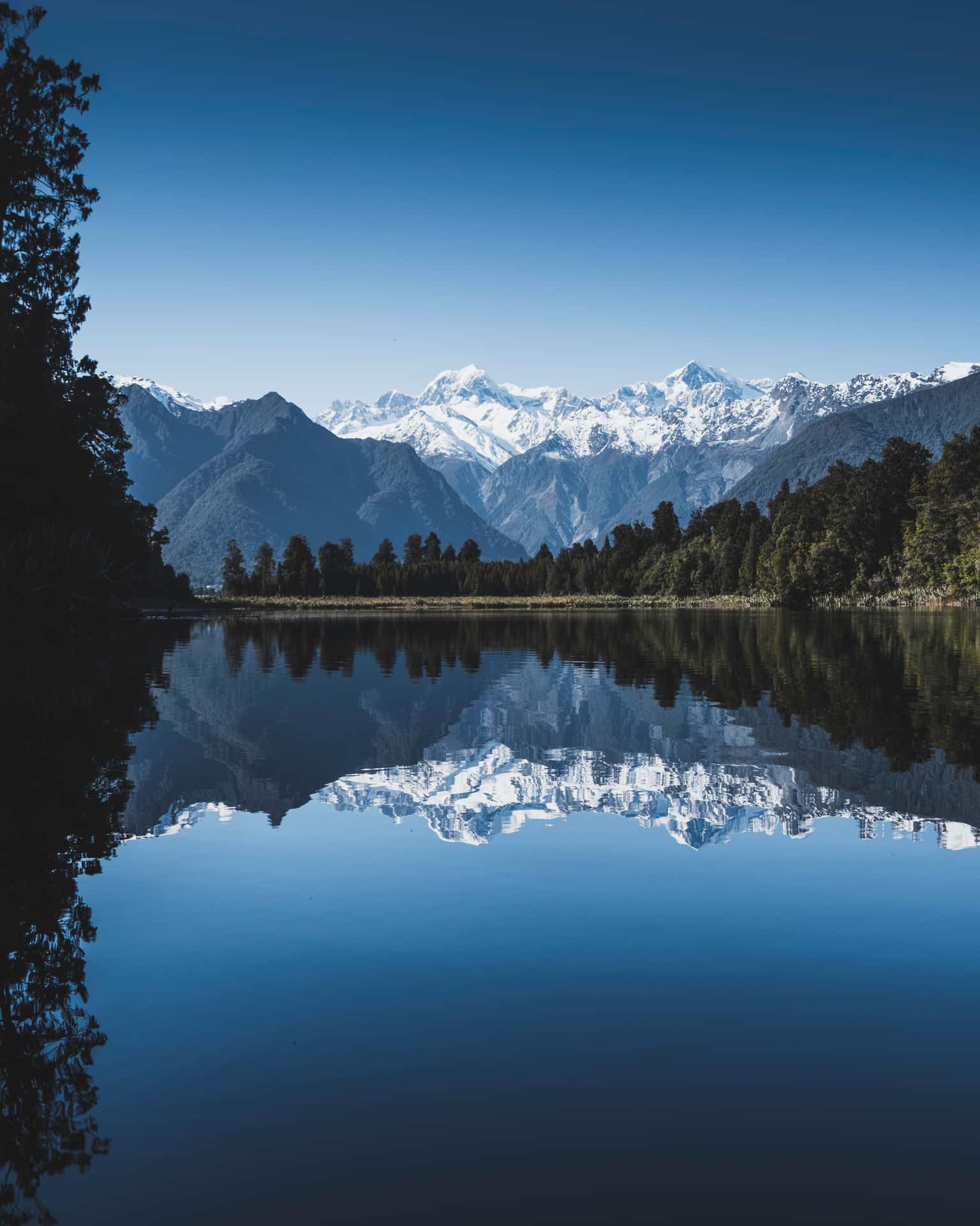 Serene Water Of Lake Matheson