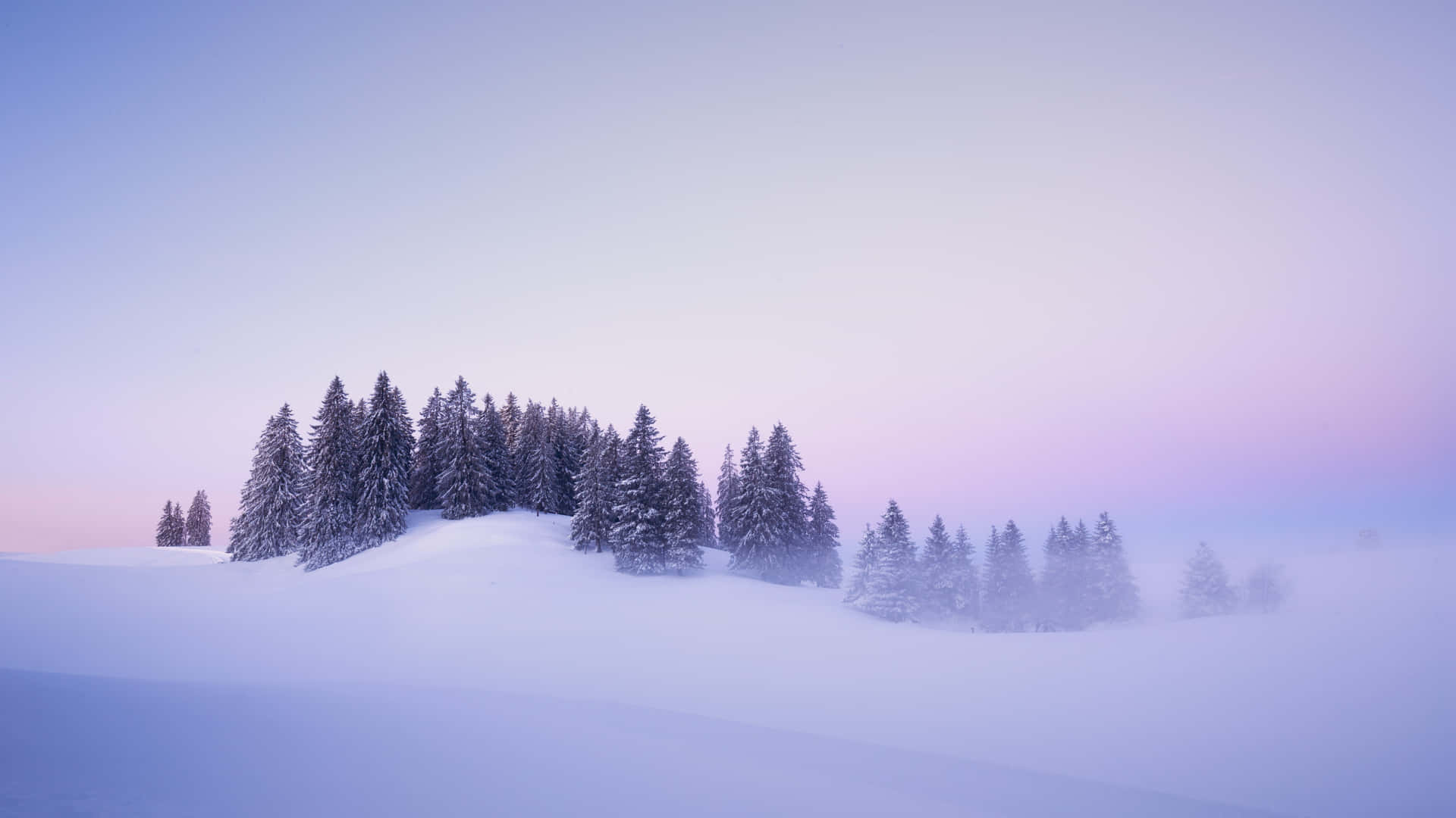 Serene Winter Sunset4 K Background