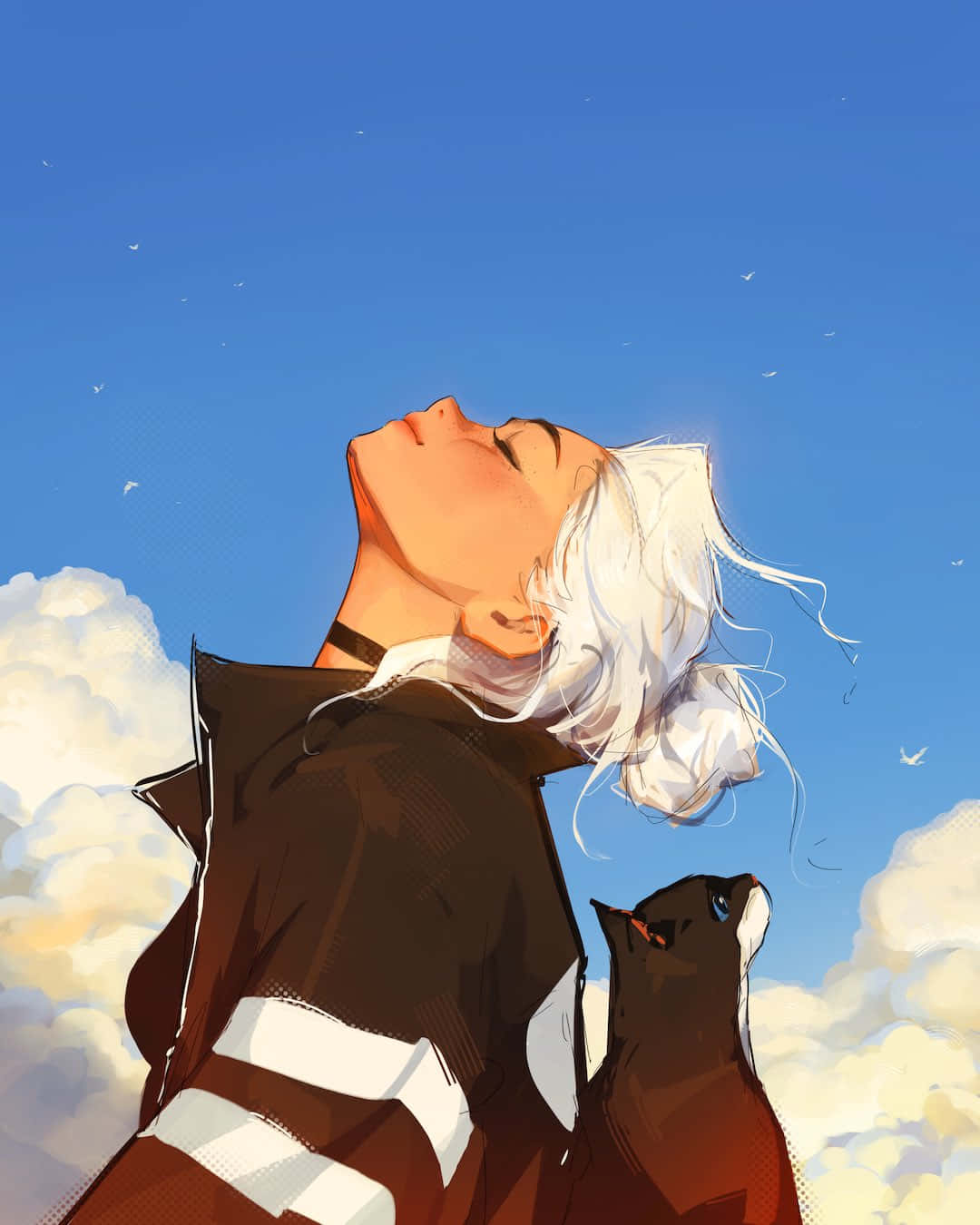 Serenity_ Above_ Clouds_ Anime_ Art.jpg Background
