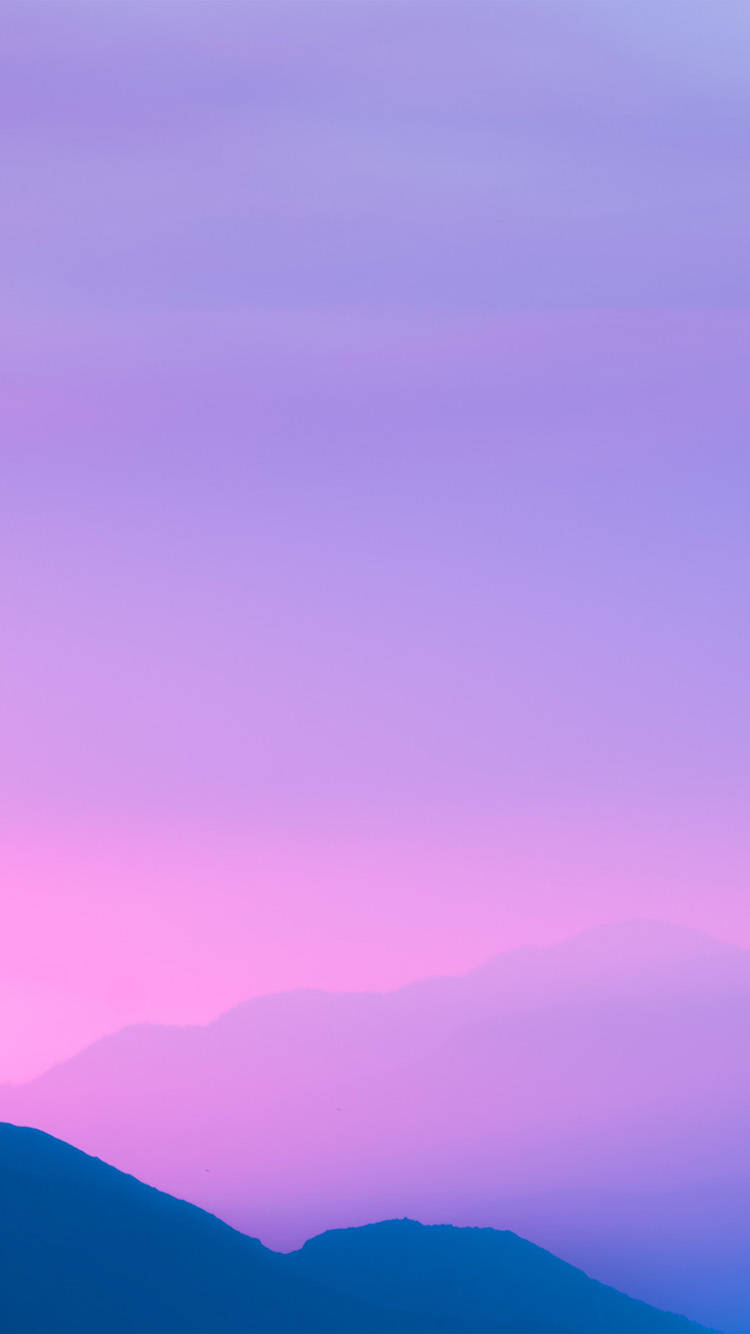 Serenity Of The Pink Sunset Background