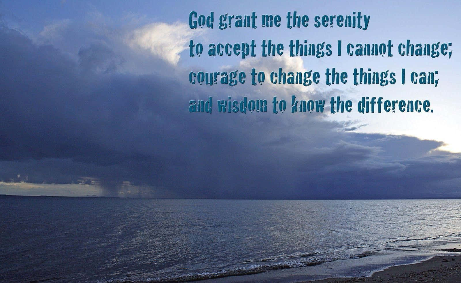 Serenity Prayer Our Life Experiences Background