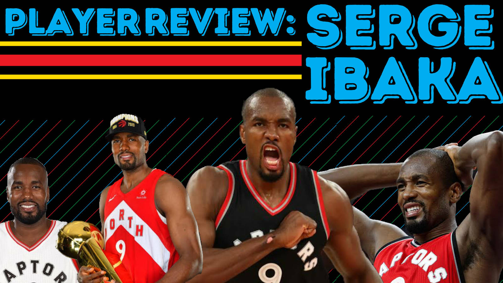 Serge Ibaka Different Colored Jersey Background