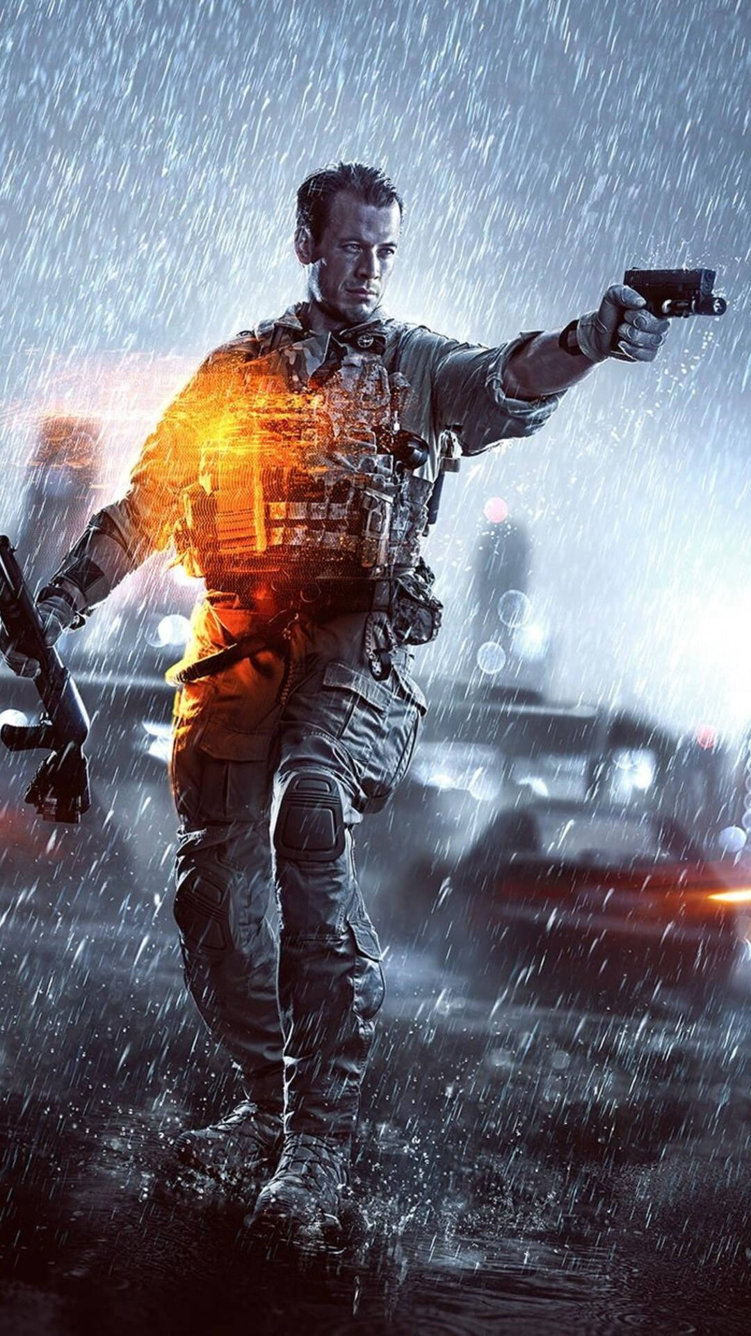 Sergeant With A Gun Battlefield 4 Phone Background