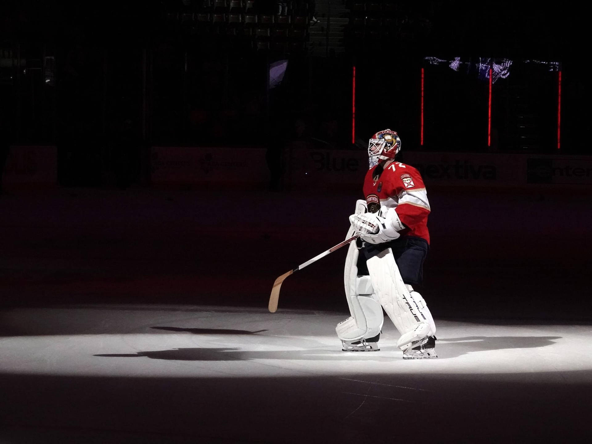 Sergei Bobrovsky Award Winning Hockey Athlete Background