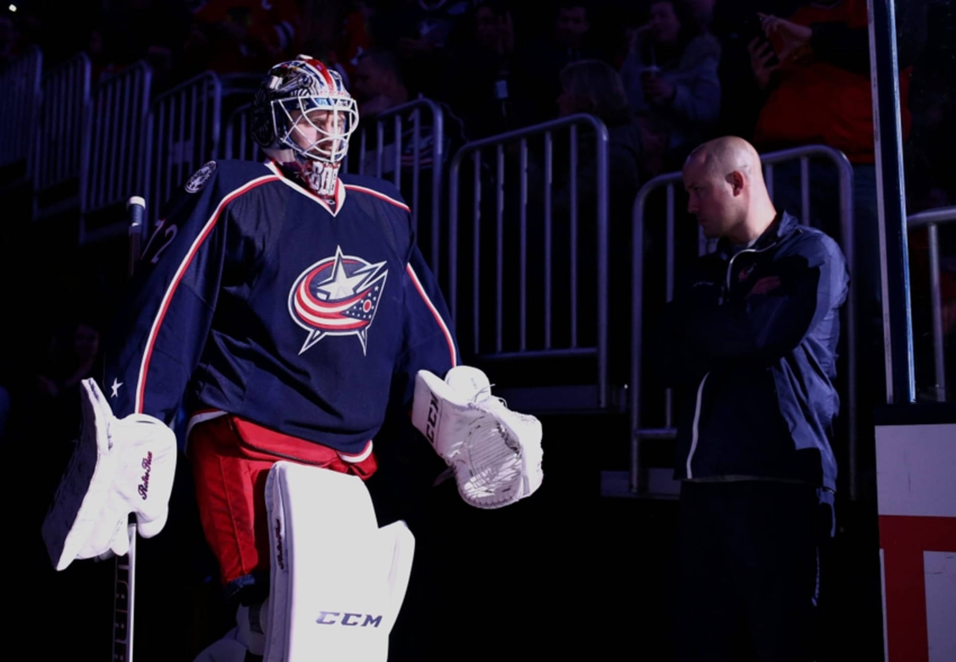 Sergei Bobrovsky Columbus Blue Jackets Background