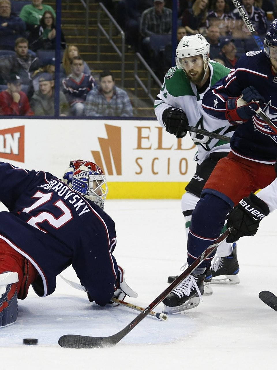 Sergei Bobrovsky Down On The Ground Background