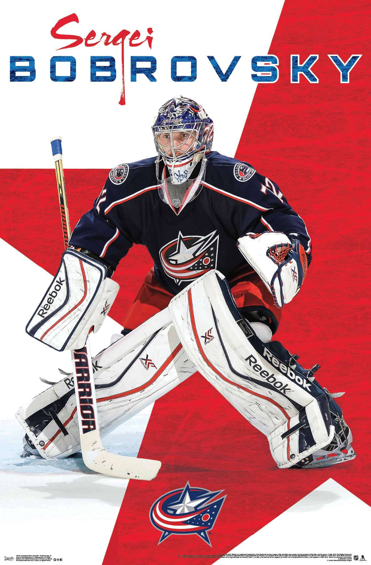 Sergei Bobrovsky Poster Artwork Background