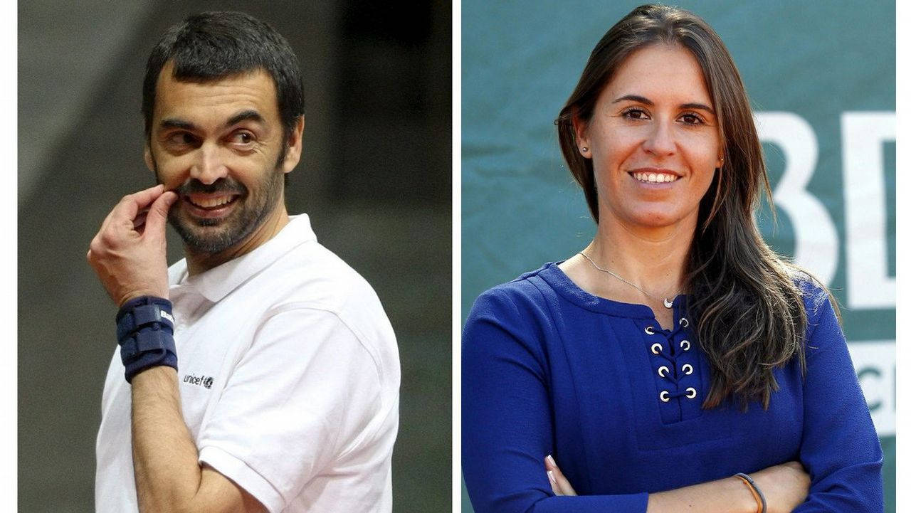 Sergi Bruguera And Anabel Medina Garrigues Background