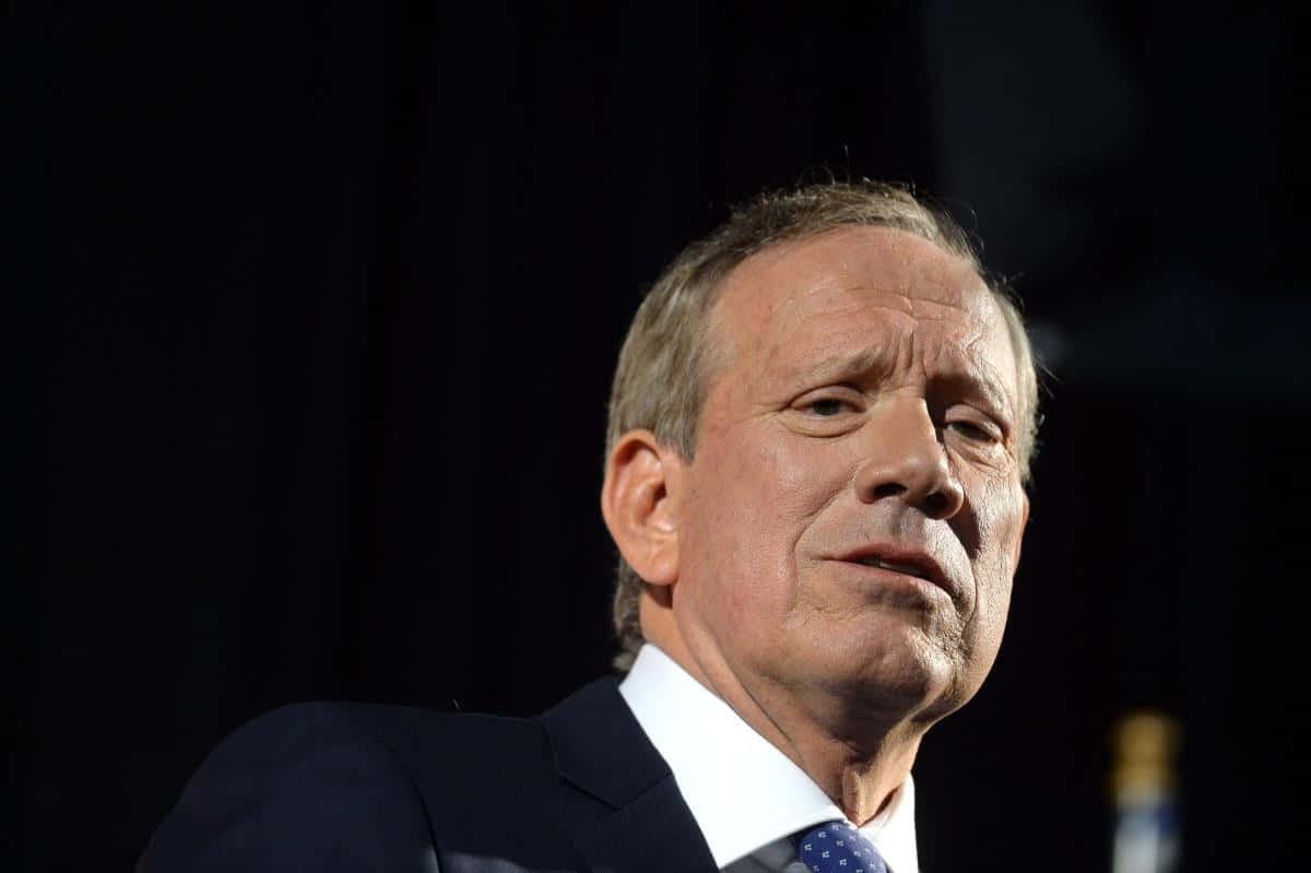 Serious Face Of George Pataki Background