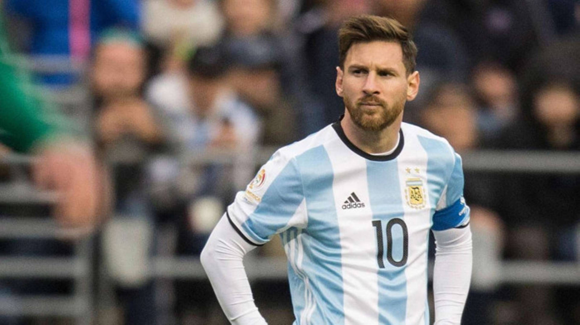 Serious Lionel Messi Argentina Background