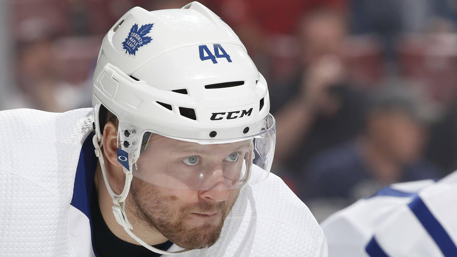 Serious Look Morgan Rielly Background