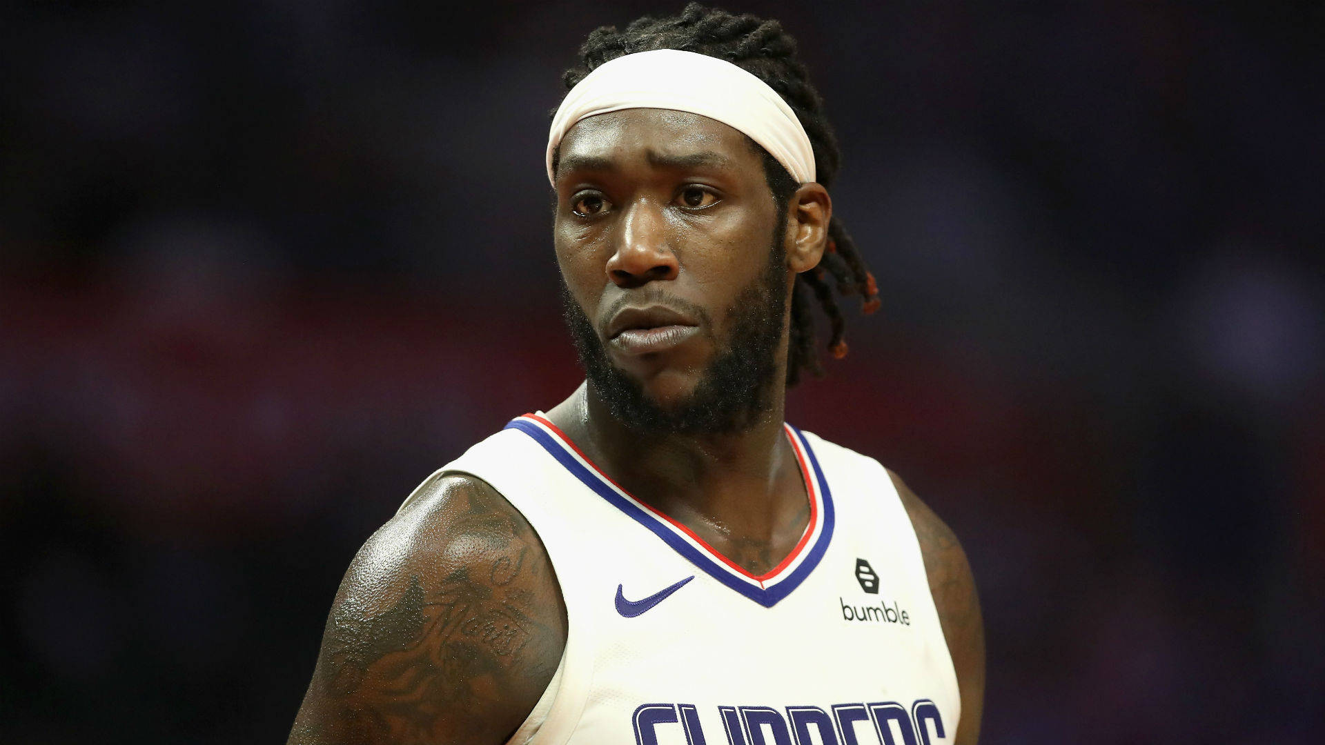 Serious Look Of Montrezl Harrell Background