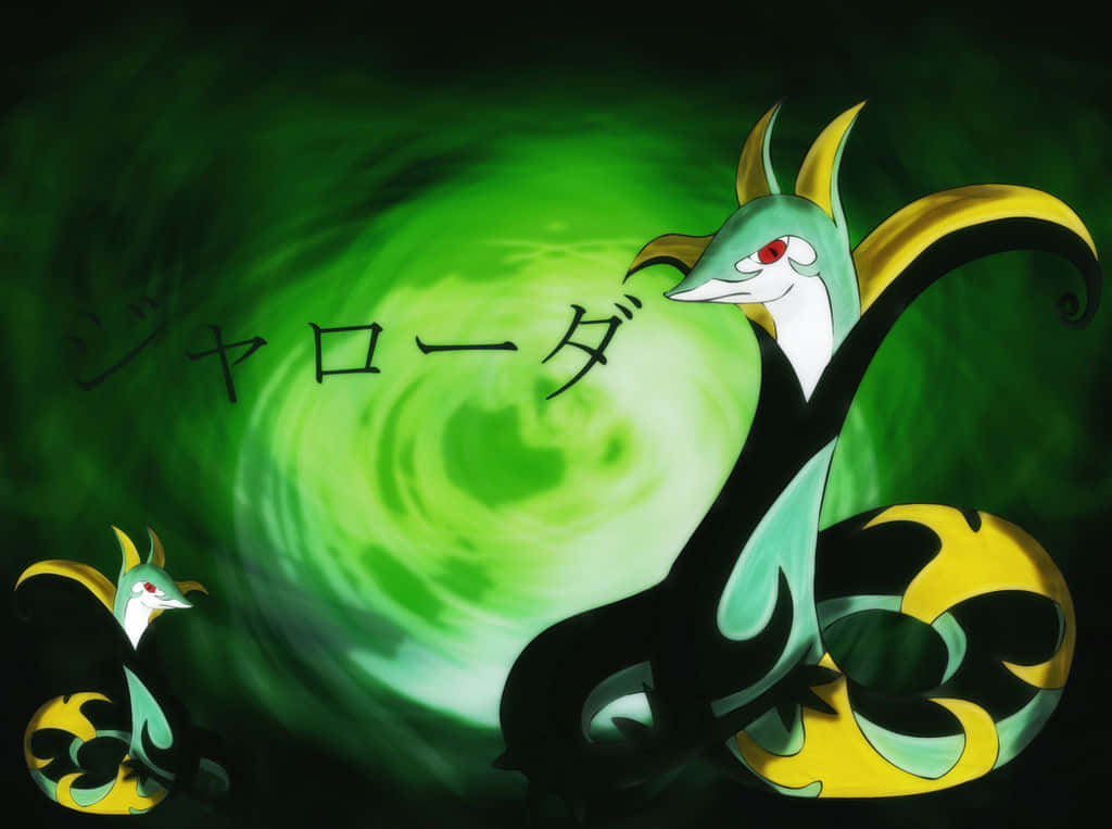 Serperior Cool Green Background Background