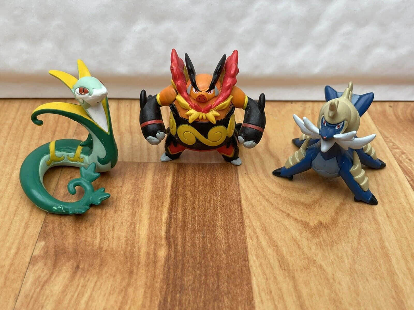 Serperior, Emboar And Samurott Toys Background