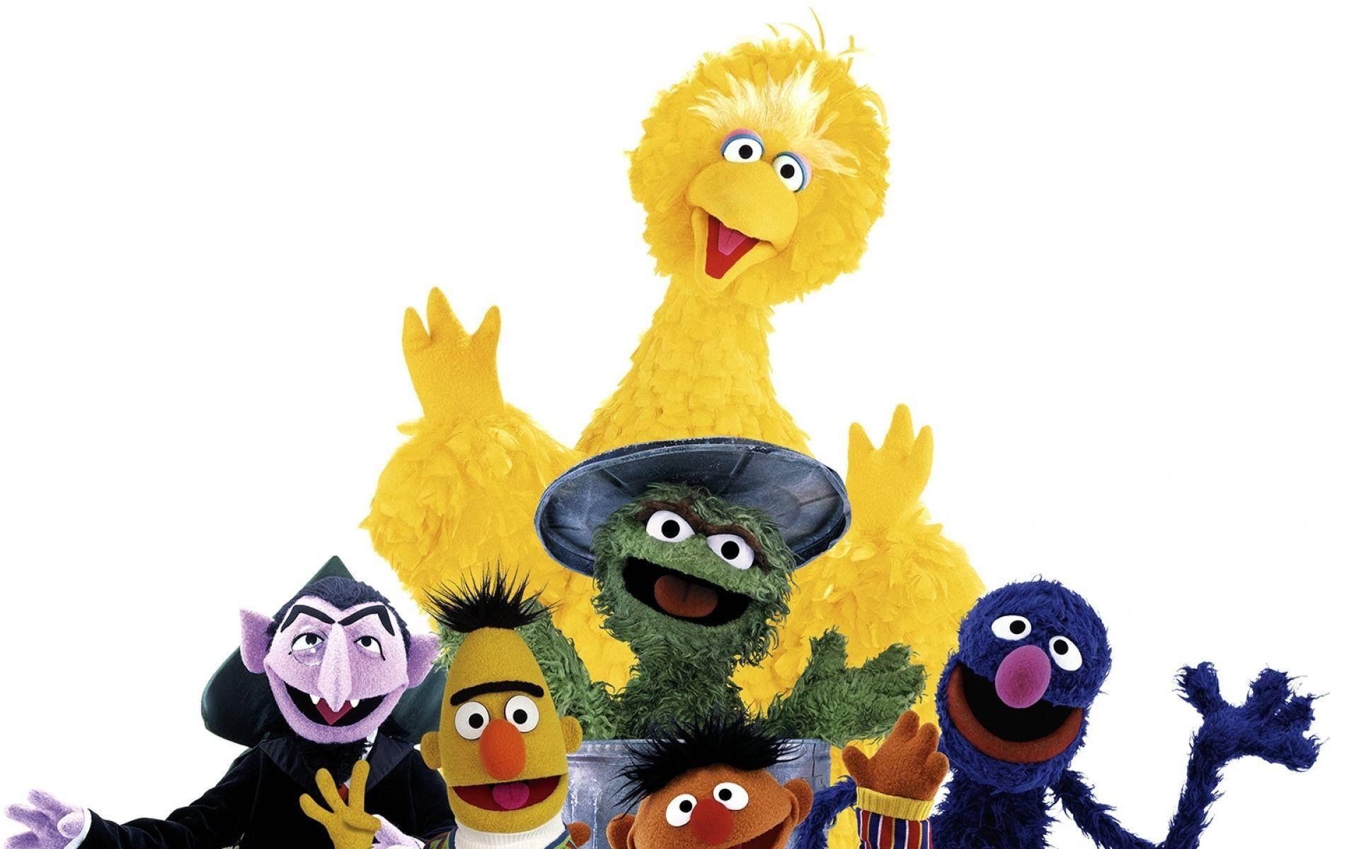 Sesame Street Tv Series Characters Background