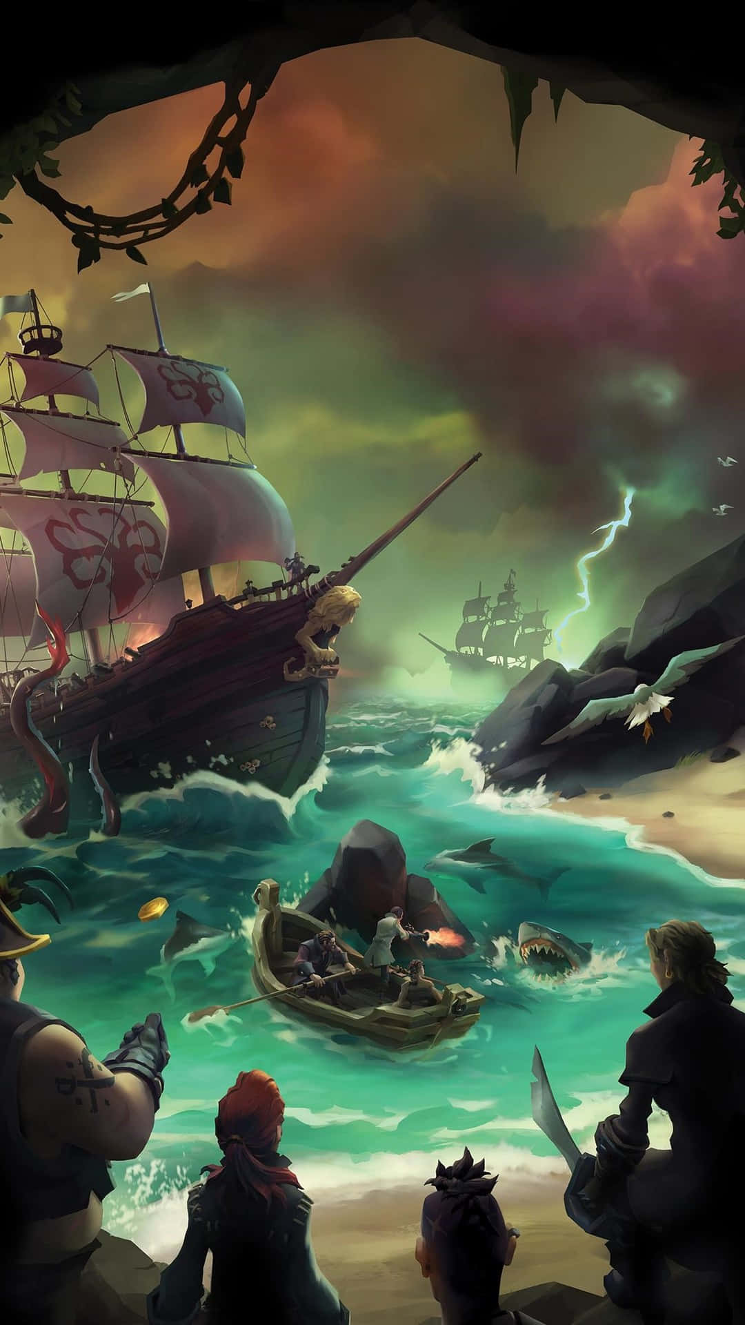 Set Sail With Sea Of Thieves Background