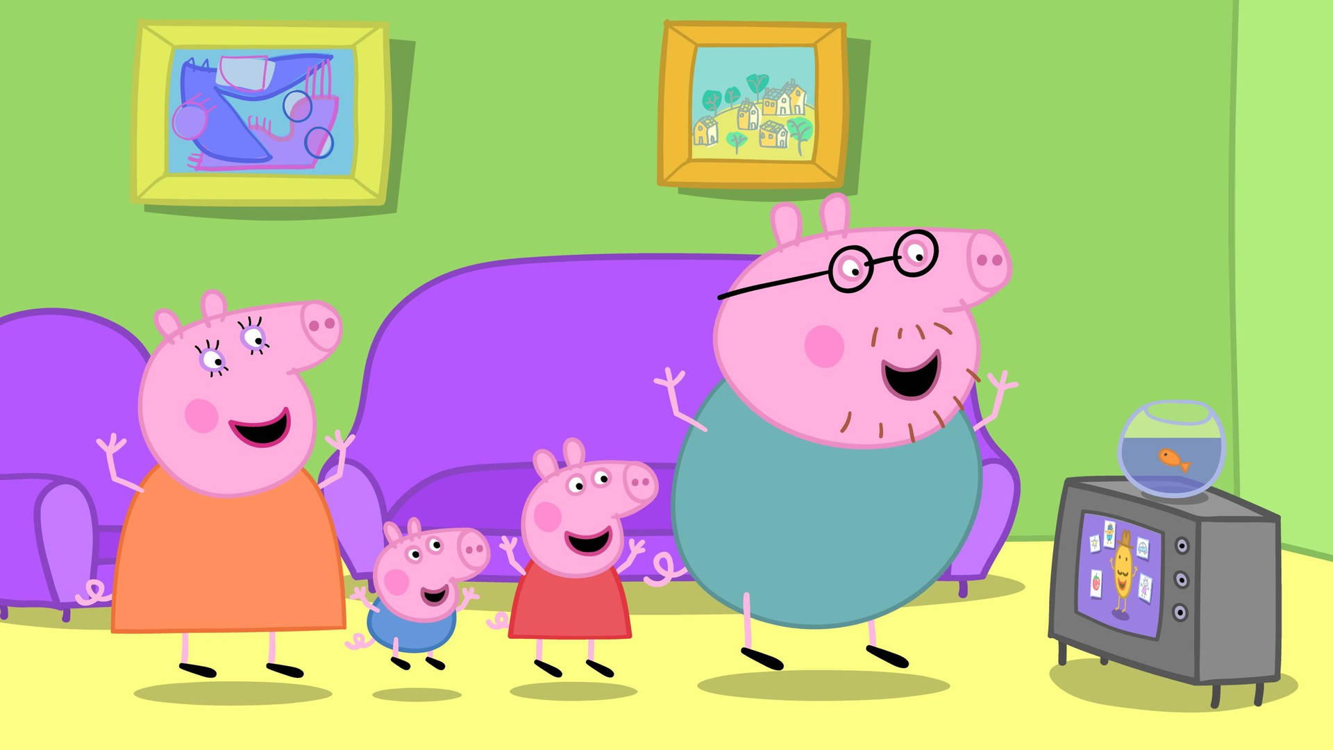 Set Up Your Own Peppa Pig House Background