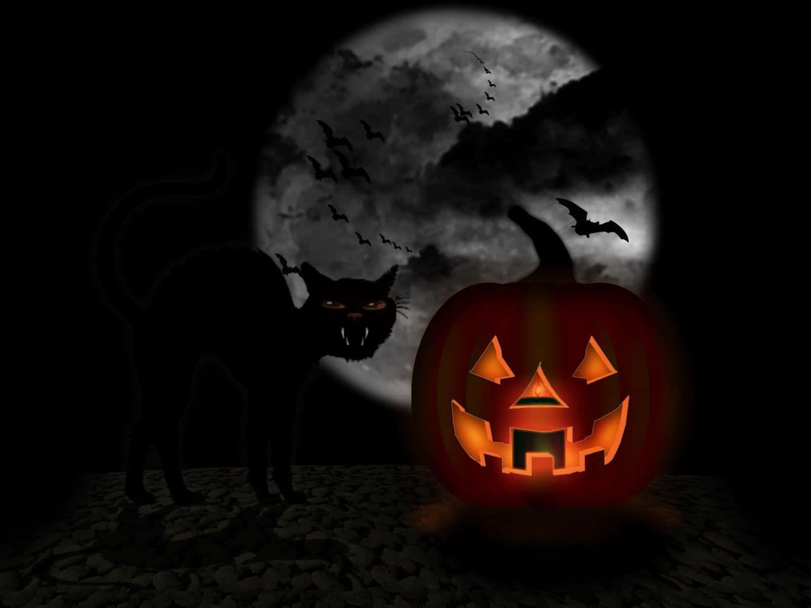 Set Your Halloween Mood Right With This Spooky Animated Background! Background