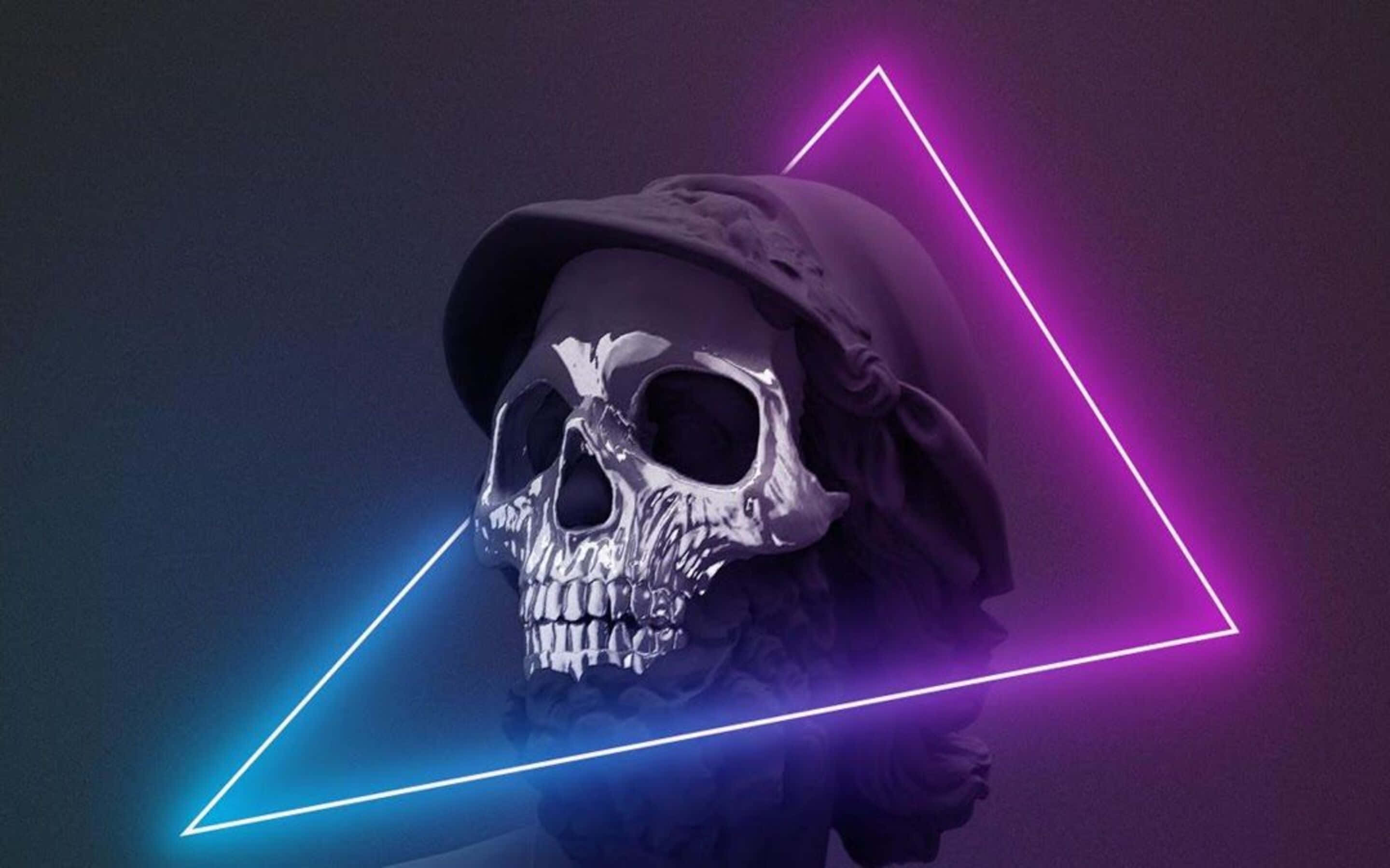 Set Yourself Apart With The Limited Edition Purple Skull Trooper Background
