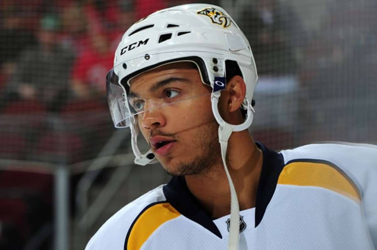 Seth Jones Looking To The Right Background