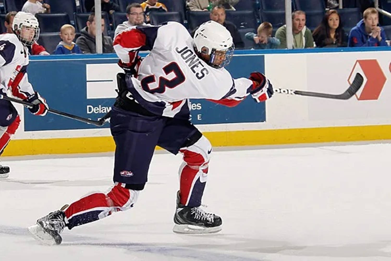 Seth Jones Of Columbus Blue Jackets In Action