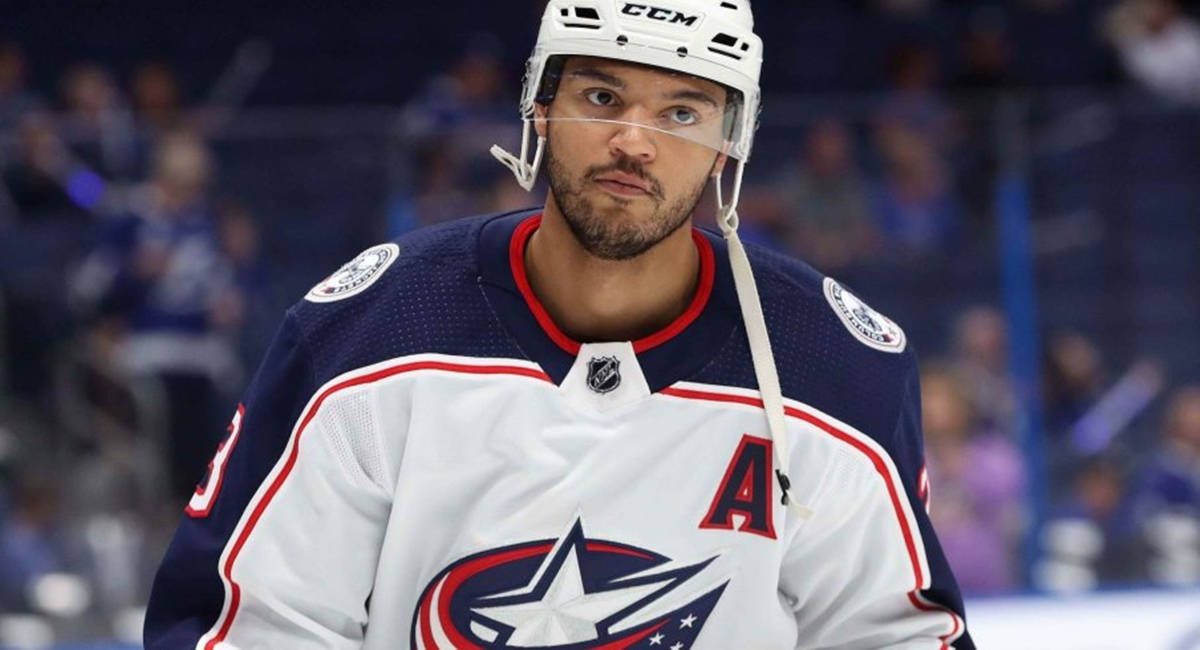 Seth Jones Showing Annoyed Expression