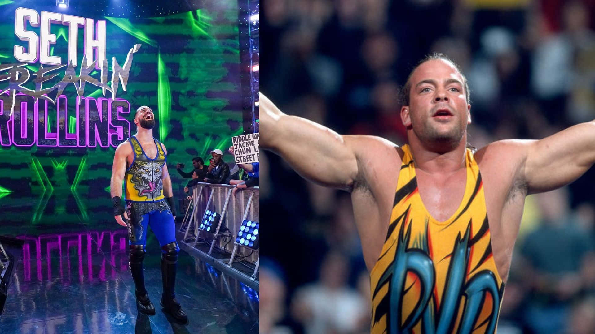 Seth Rollins And Rob Van Dam Background