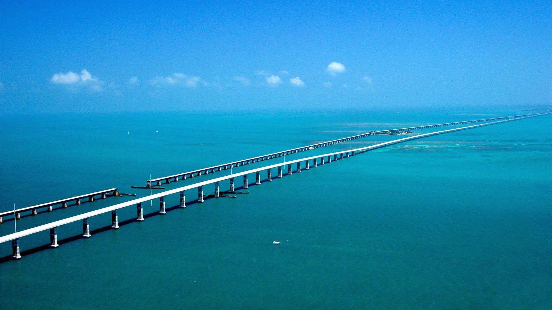 Seven Mile Bridge Florida Background