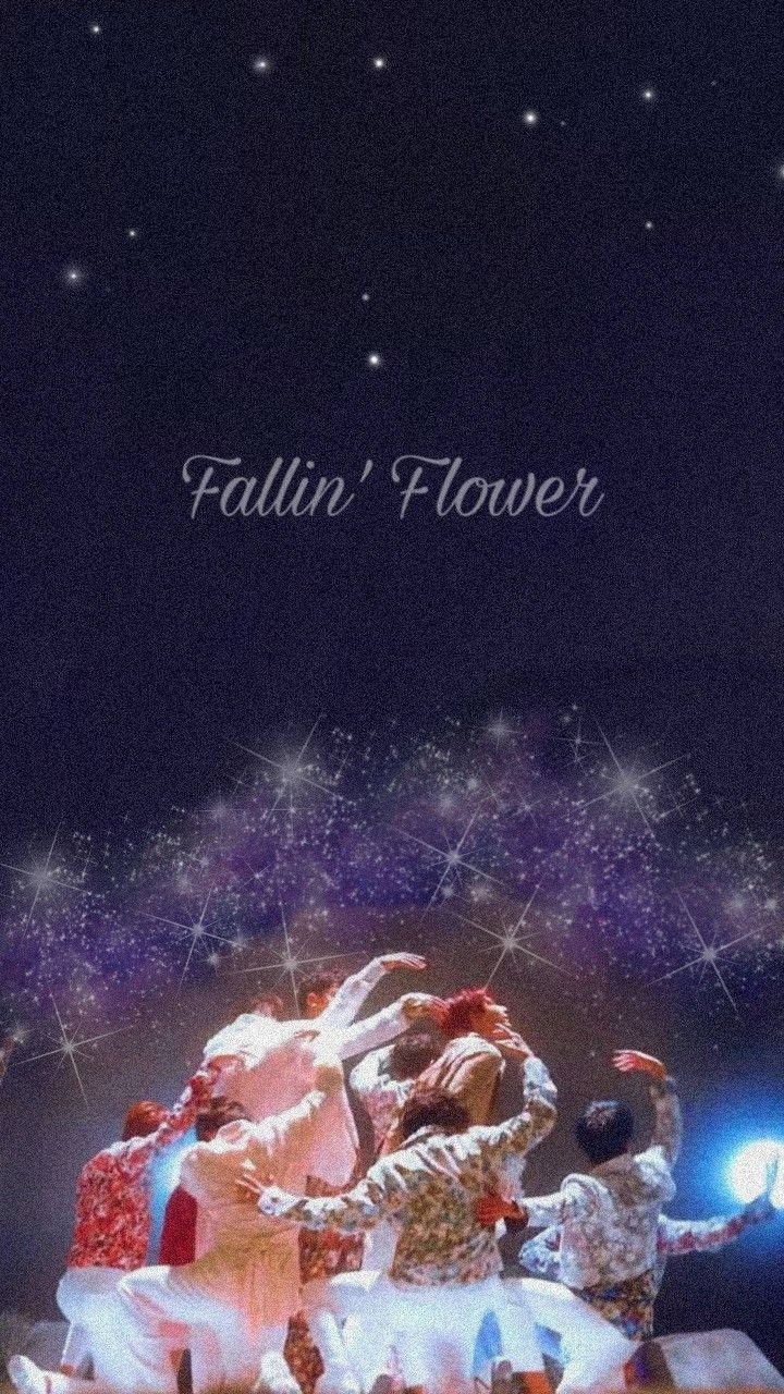 Seventeen Fallin' Flower Aesthetic Background