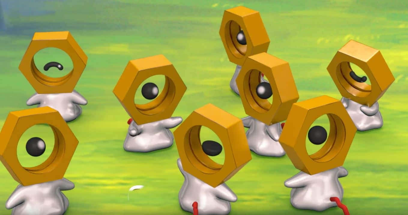 Several Meltan In The Wild