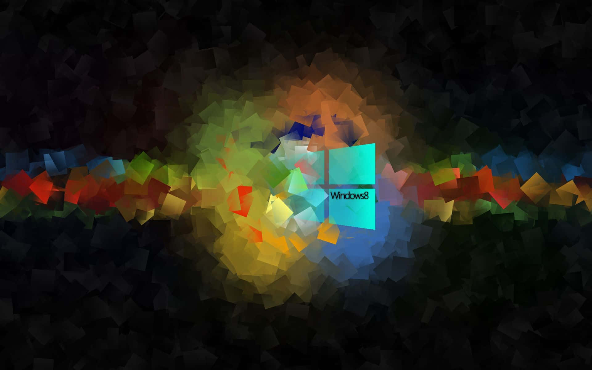 Several Squares Windows 8 Art Background