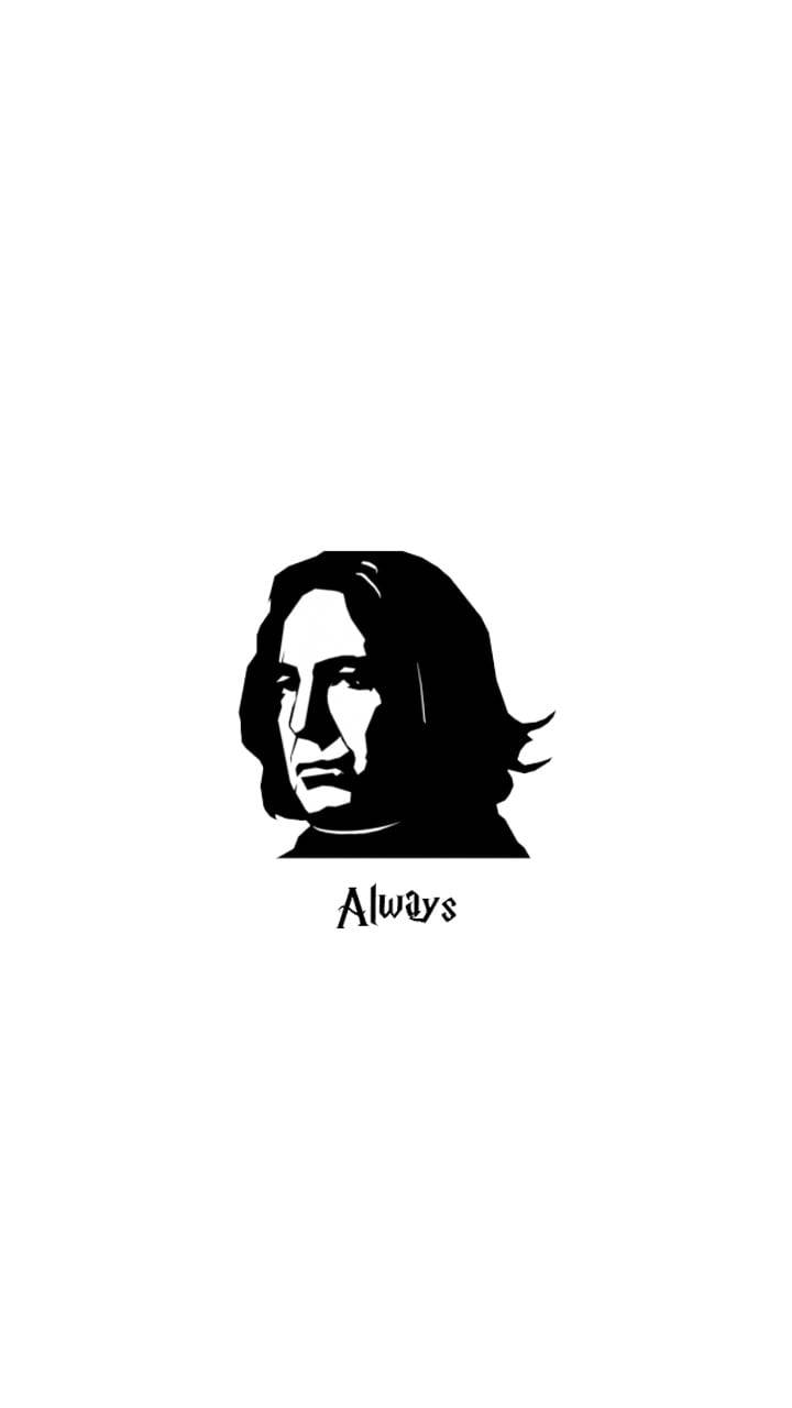 Severus Snape Black White Background