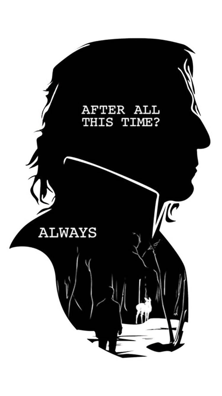 Severus Snape Bust Shadow Background