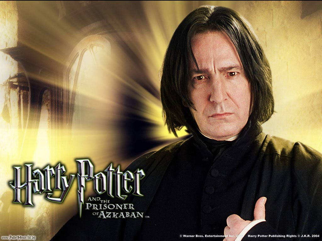 Severus Snape Golden Background