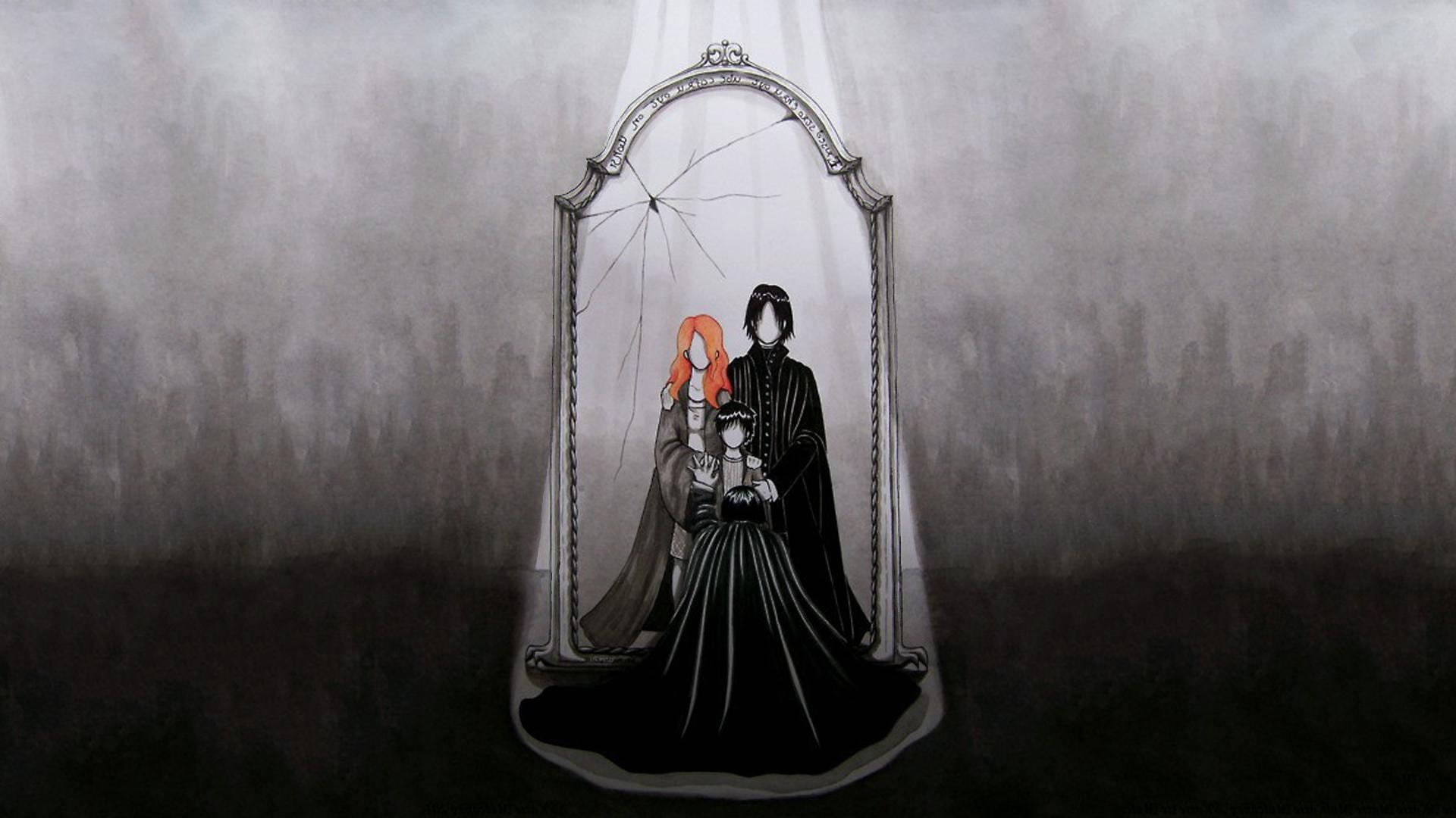 Severus Snape Mirror Of Erised Background