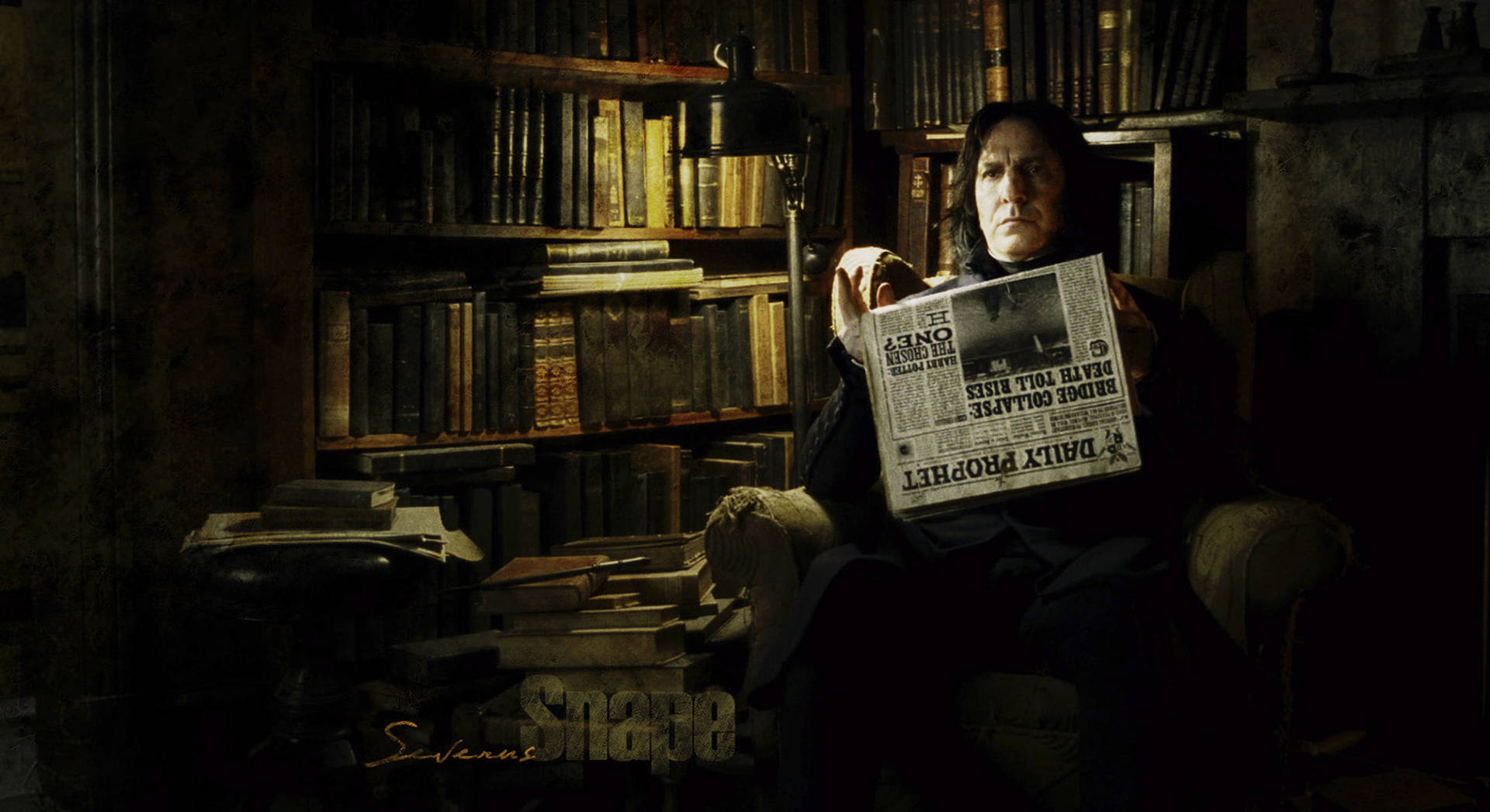 Severus Snape Newspaper Background