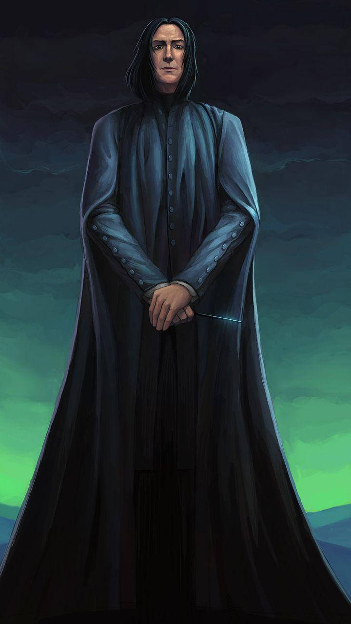 Severus Snape Oil Painting Background