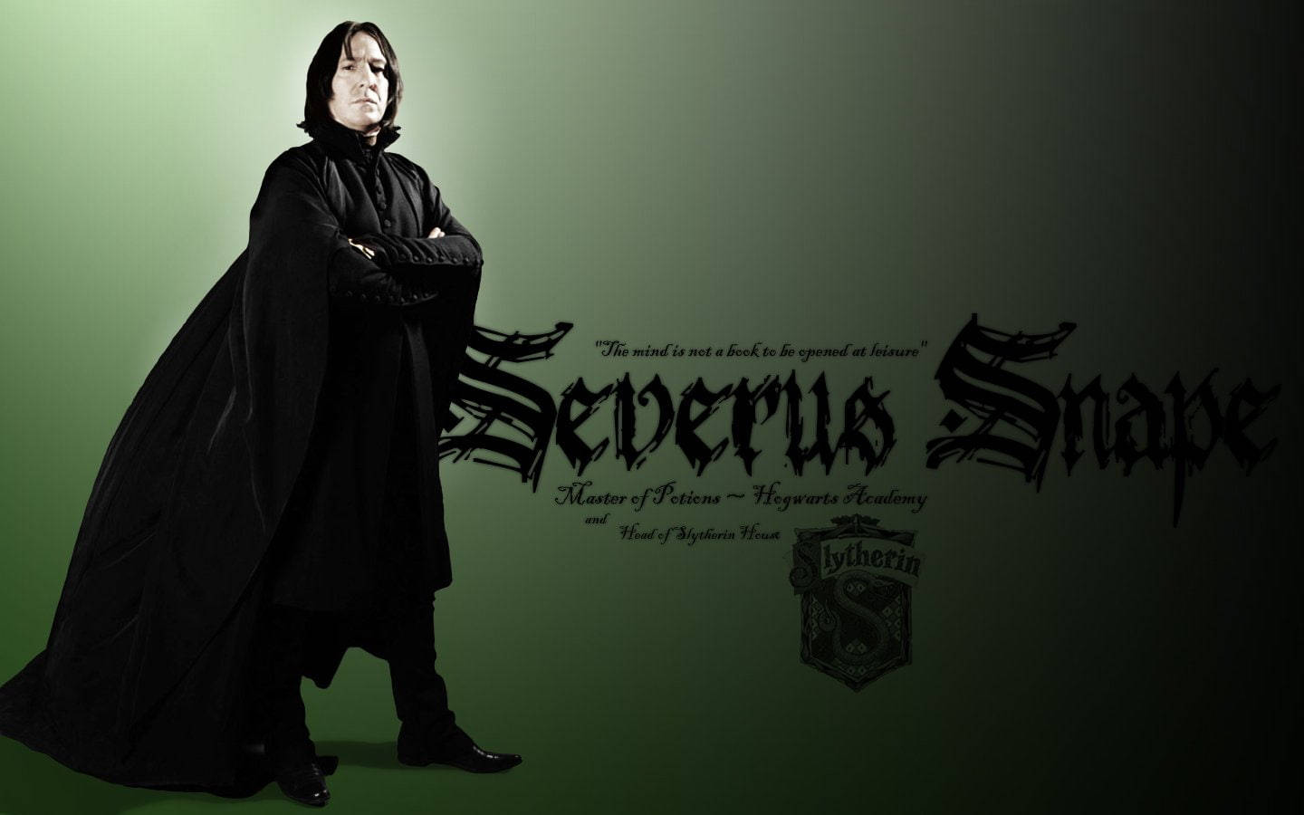 Severus Snape Ornate Name Card