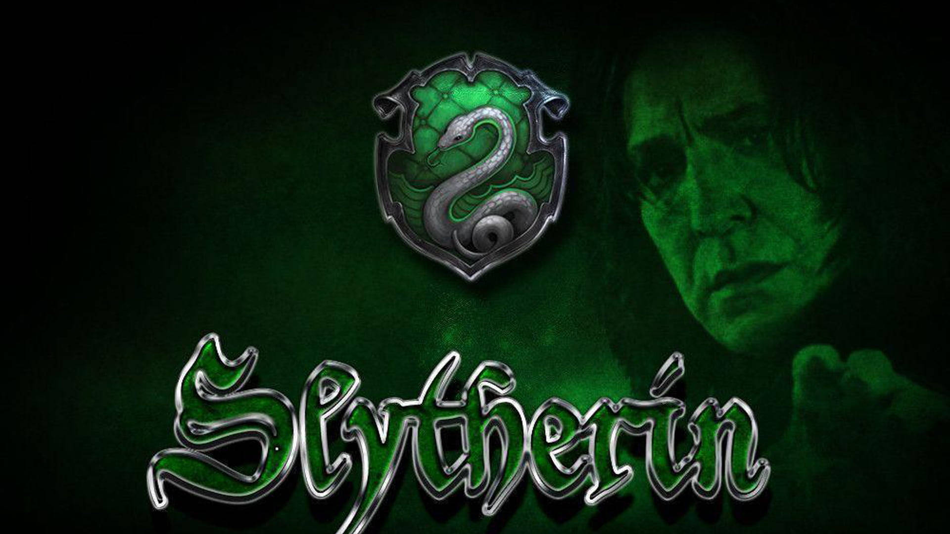 Severus Snape Slytherin Banner Background